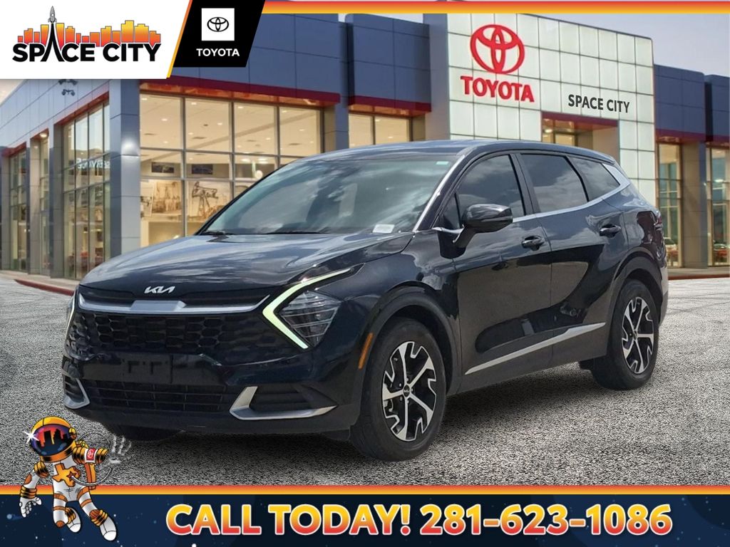 Ebony Black 2025 Kia Sportage SUV / Crossover Front-Wheel Drive 8-Speed Automatic