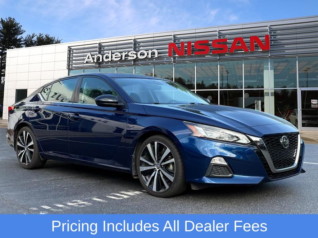 Deep Blue Pearl 2020 Nissan Altima Sedan Front-Wheel Drive Continuously Variable Transmission