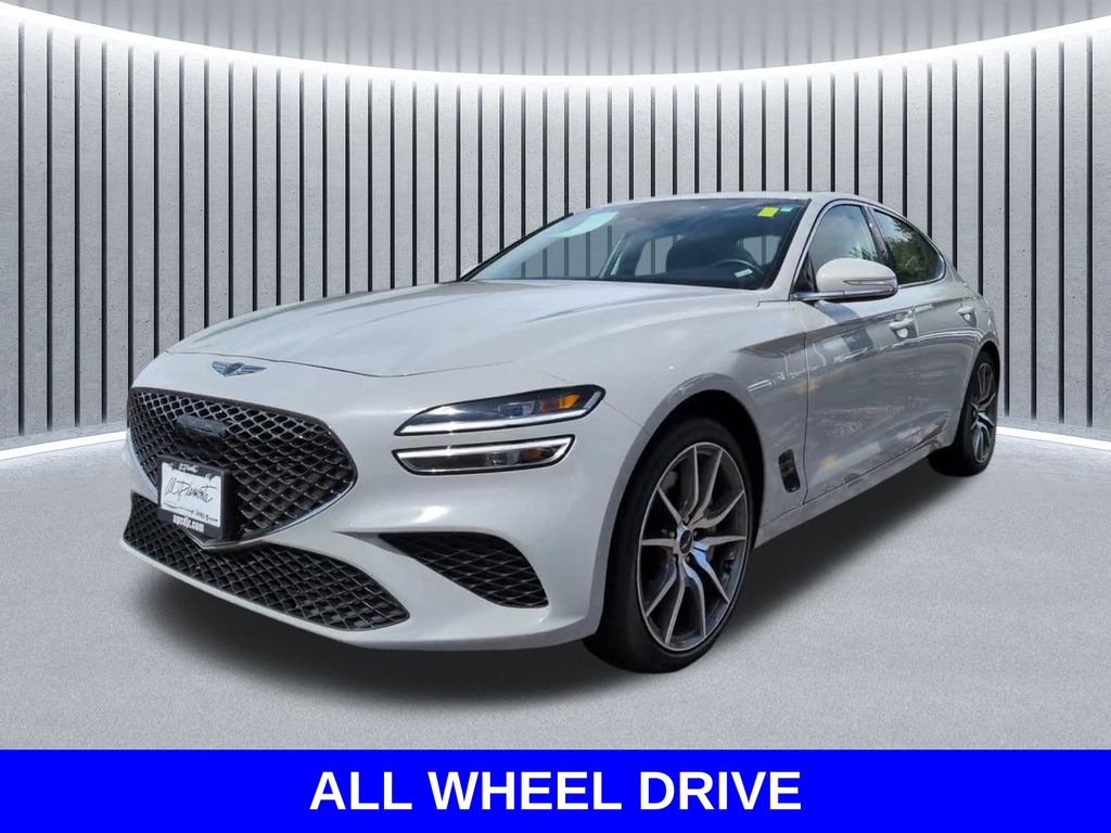Vatna Gray 2026 Genesis G70 Sedan All-Wheel Drive 8-Speed Automatic