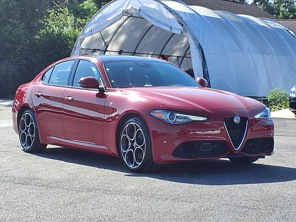 Alfa Rosso 2023 Alfa Romeo Giulia Ti RWD Sedan Rear-Wheel Drive 8-Speed Automatic