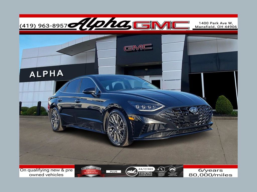 Phantom Black 2021 Hyundai Sonata Limited FWD Sedan Front-Wheel Drive 8-Speed Automatic Overdrive