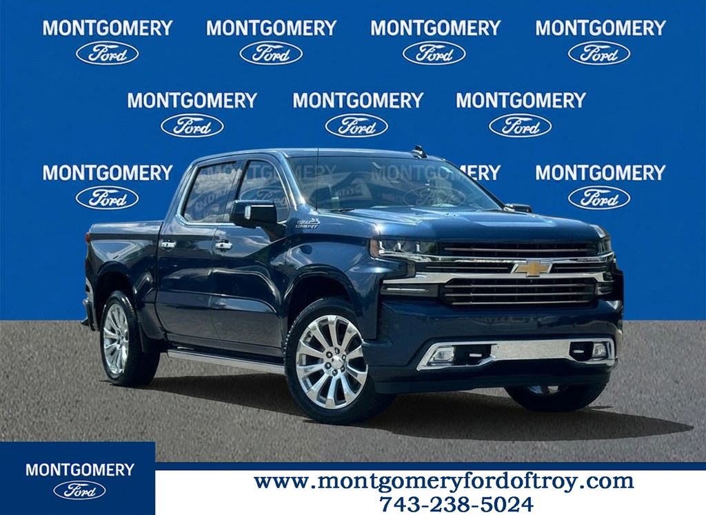 Northsky Blue Metallic 2019 Chevrolet Silverado 1500 Pickup Truck Four-Wheel Drive Automatic