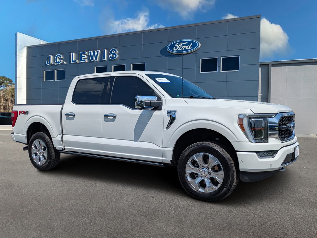 Star White Metallic Tri-Coat 2022 Ford F-150 Pickup Truck Four-Wheel Drive Automatic
