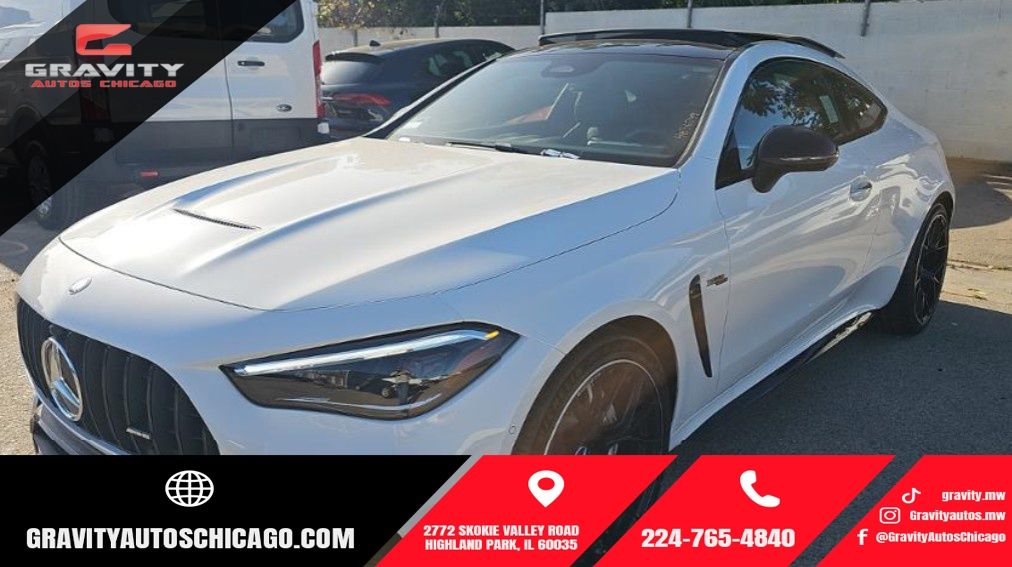 MANUFAKTUR Moonlight White Metallic 2026 Mercedes-Benz CLE Coupe All-Wheel Drive 9-Speed Automatic