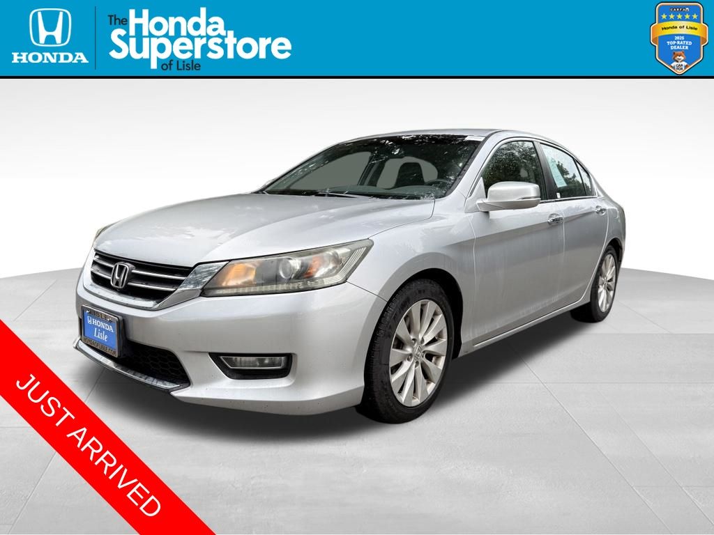 Alabaster Silver Metallic 2013 Honda Accord Sedan Front-Wheel Drive Continuously Variable Transmission