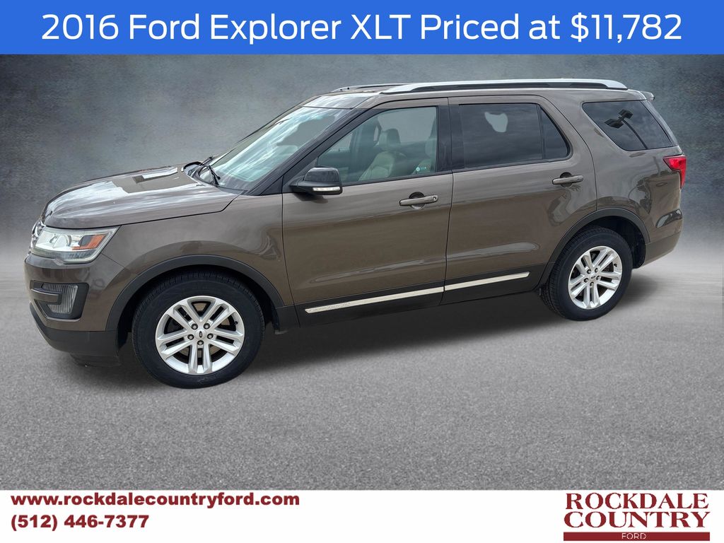 Caribou Metallic 2016 Ford Explorer SUV / Crossover Front-Wheel Drive 6-Speed Automatic