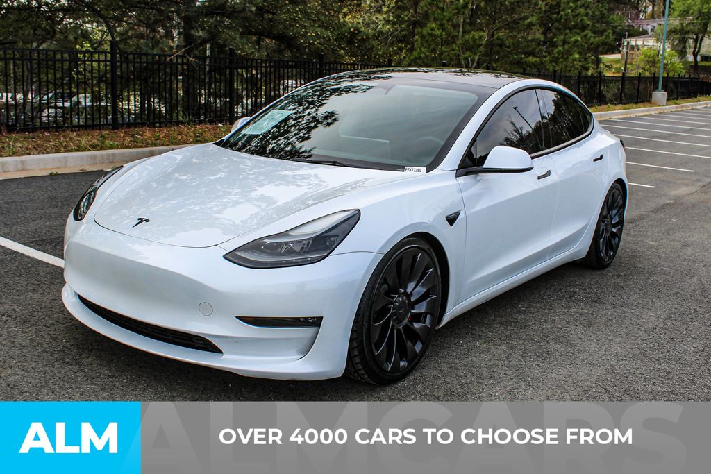 Used 2023 Tesla Model 3 Performance with VIN 5YJ3E1ECXPF477280 for sale in Union City, GA