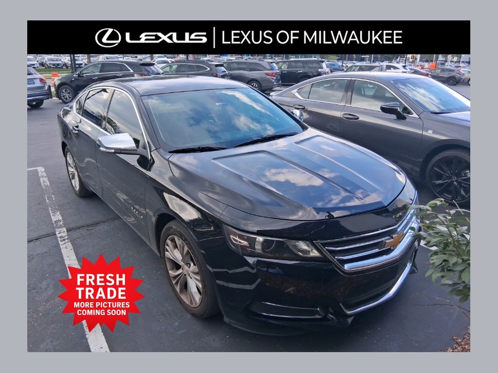 Black 2015 Chevrolet Impala Sedan Front-Wheel Drive 6-Speed Automatic Overdrive