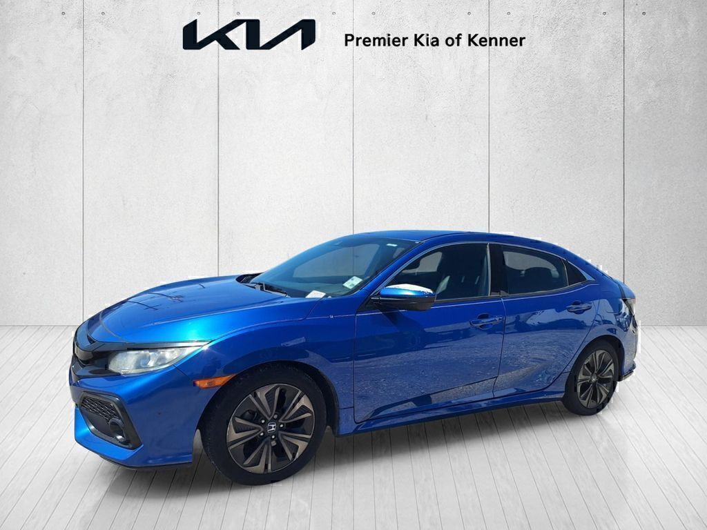 Certified Used 2019 Blue Honda EX image 9