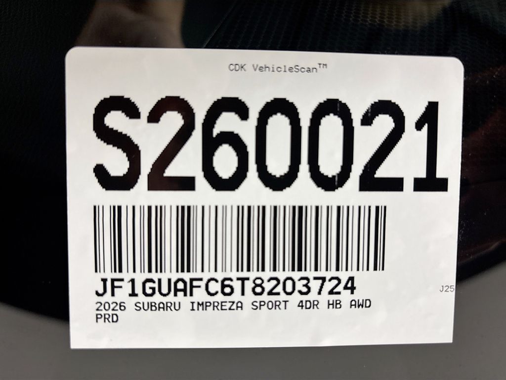 2026 Subaru Impreza Sport