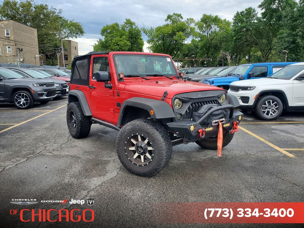 Firecracker Red Clearcoat 2016 Jeep Wrangler SUV / Crossover Four-Wheel Drive 5-Speed Automatic
