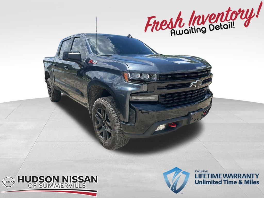 2021 Shadow Gray Metallic Chevrolet Silverado 1500 LT Trail Boss 4X4 Truck