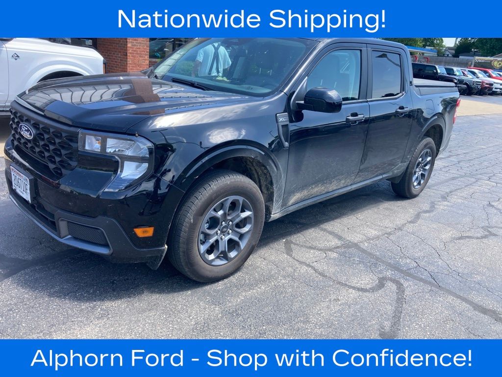 Shadow Black 2025 Ford Maverick Pickup Truck All-Wheel Drive 8-Speed Automatic