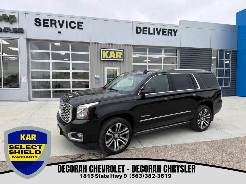 Black 2019 GMC Yukon SUV / Crossover Four-Wheel Drive 