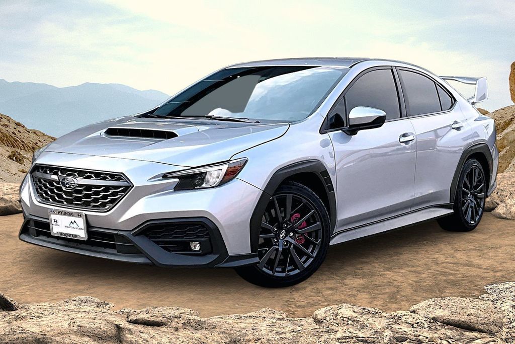 Ice Silver Metallic 2022 Subaru WRX Sedan All-Wheel Drive 6-Speed Manual