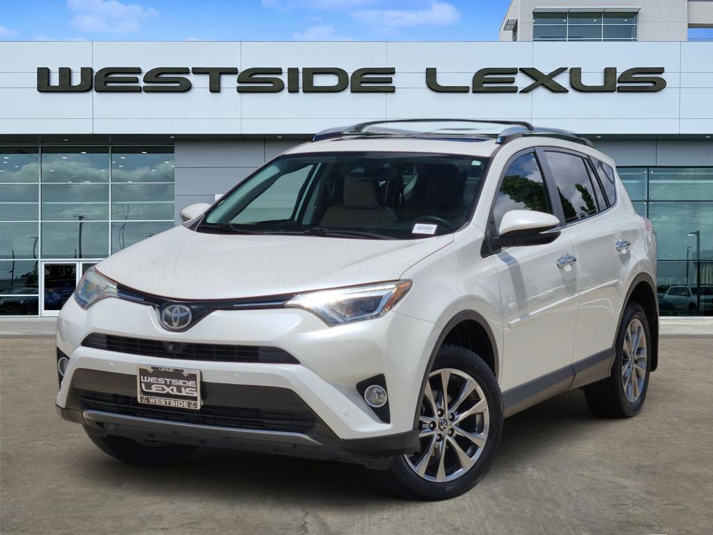2017 Toyota RAV4 Limited White at Westside Lexus