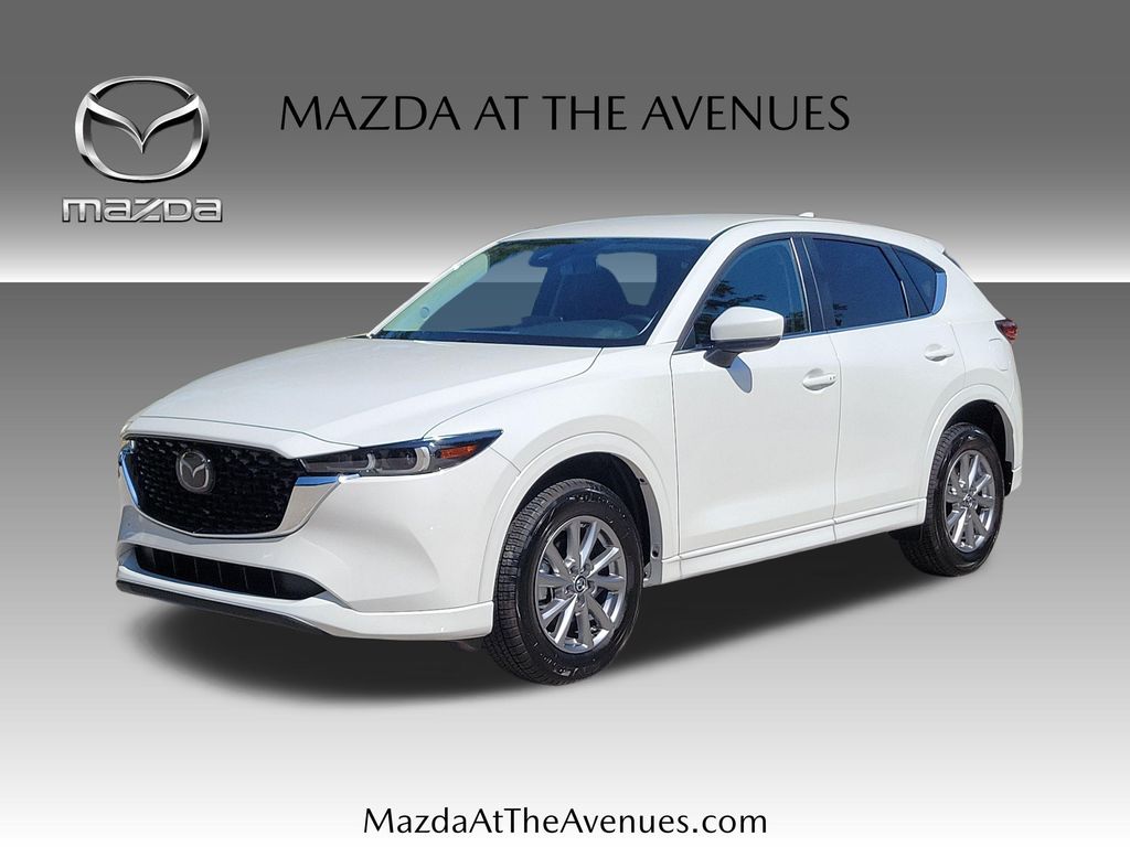 White Metallic 2025 Mazda CX-5 SUV / Crossover All-Wheel Drive 6-Speed Automatic