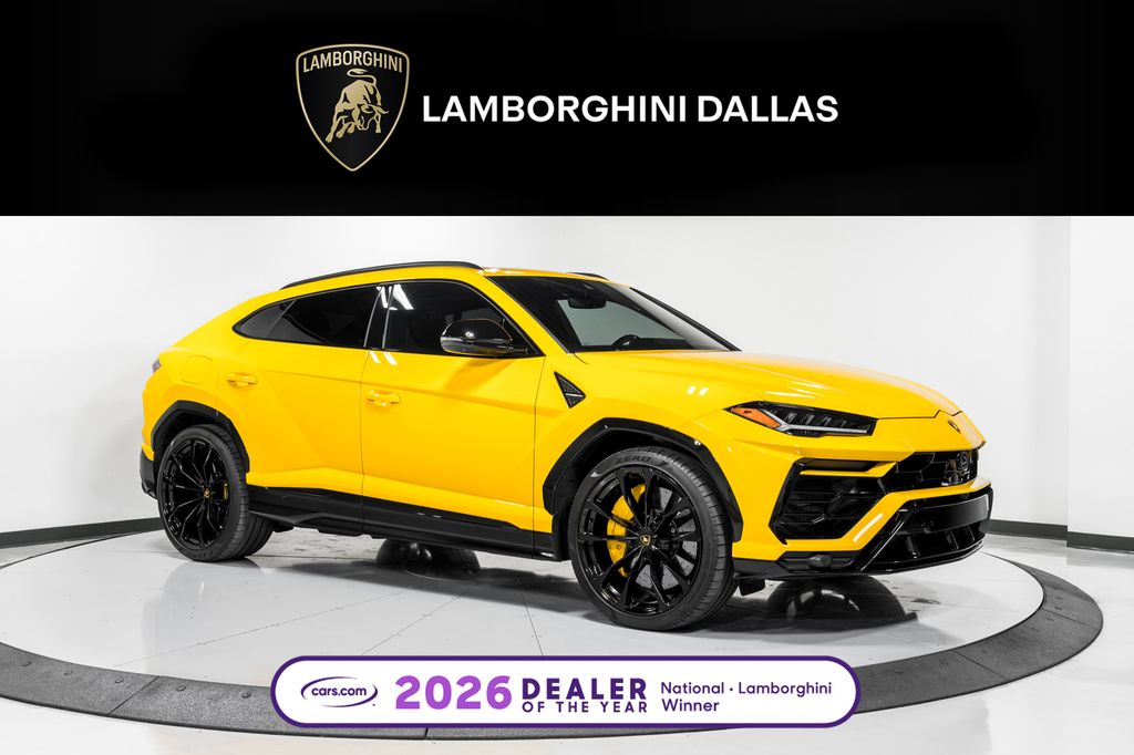 Giallo Auge Metallic 2022 Lamborghini Urus SUV / Crossover All-Wheel Drive 8-Speed Automatic