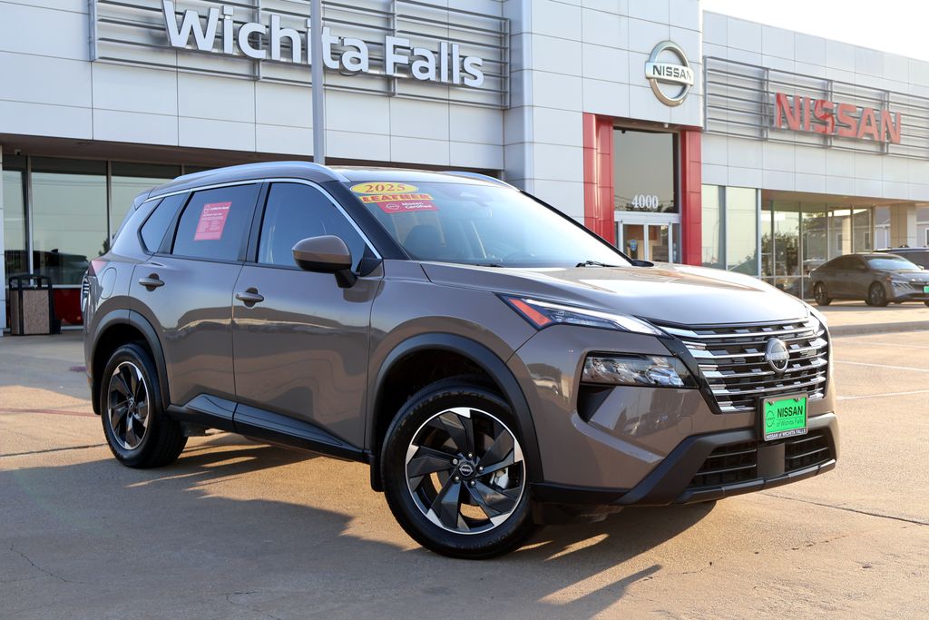 Baja Storm Metallic 2025 Nissan Rogue SUV / Crossover Front-Wheel Drive Continuously Variable Transmission