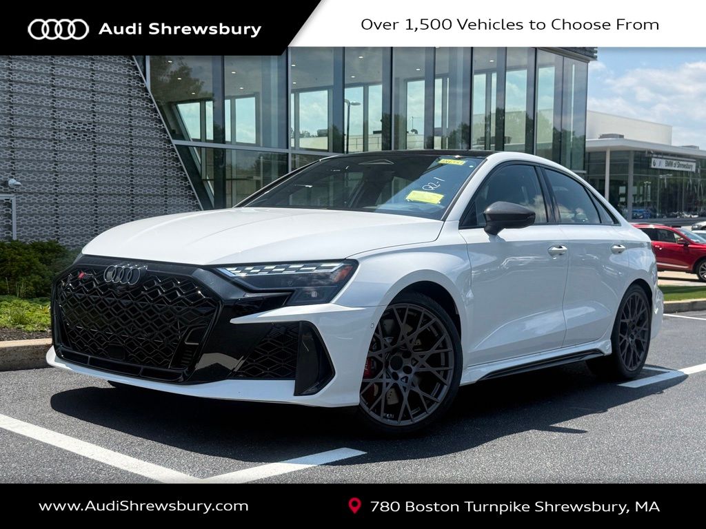 White 2026 Audi RS 3 Sedan All-Wheel Drive 7-Speed Automatic