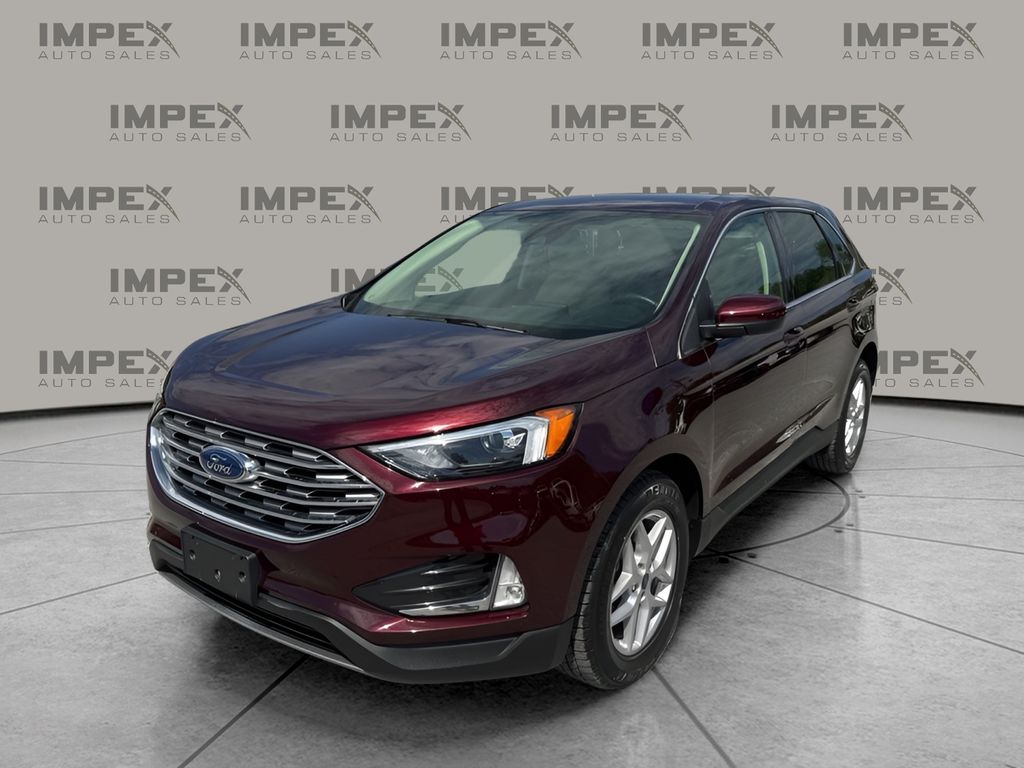 Red (Burgundy Velvet Metallic Tinted Clearcoat) 2022 Ford Edge SEL AWD SUV / Crossover All-Wheel Drive 8-Speed Automatic
