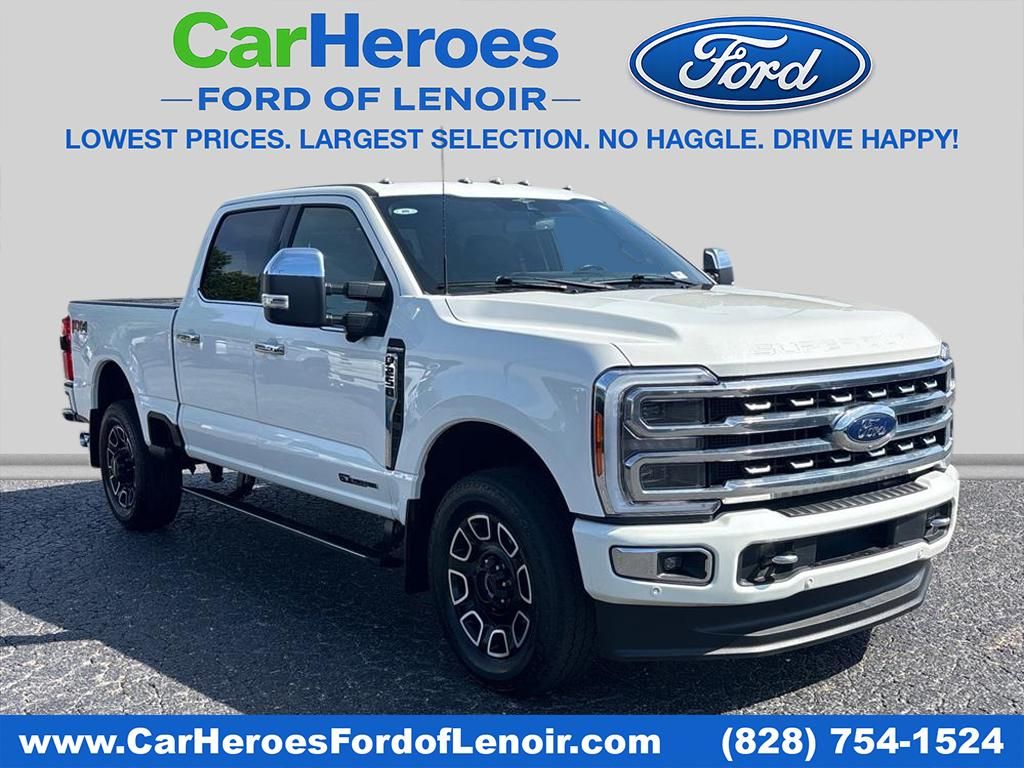 Star White Metallic Tri-Coat 2023 Ford F-250 Super Duty Pickup Truck Four-Wheel Drive Automatic