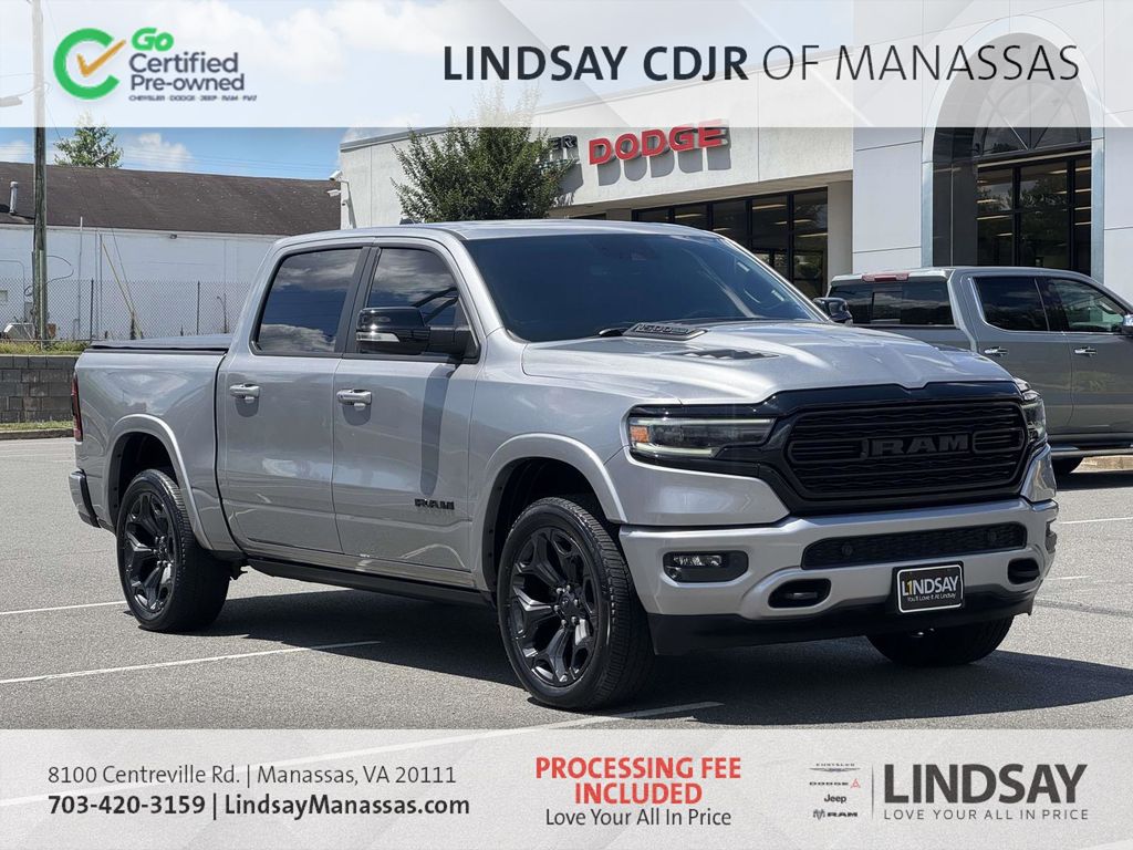 Billet Silver Metallic Clearcoat 2021 RAM 1500 Pickup Truck Four-Wheel Drive 8-Speed Automatic