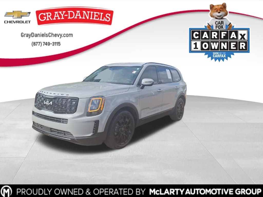 Wolf Gray 2022 Kia Telluride EX AWD SUV / Crossover All-Wheel Drive 8-Speed Automatic
