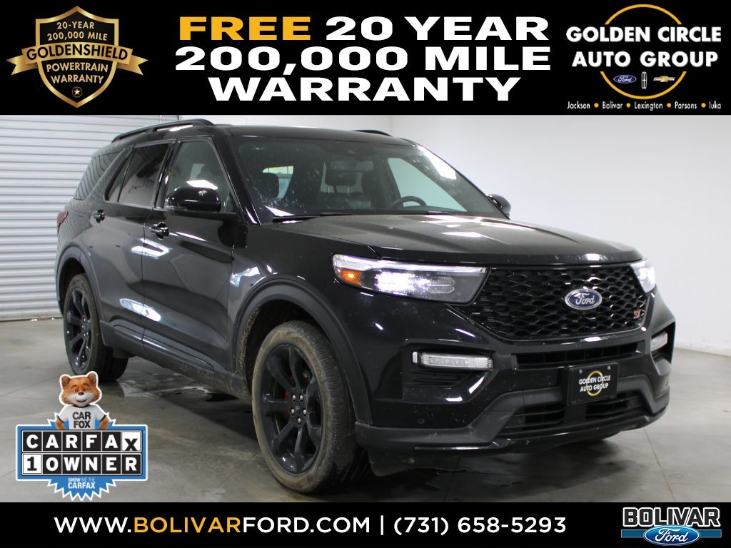 Agate Black Metallic 2024 Ford Explorer ST AWD SUV / Crossover All-Wheel Drive Automatic