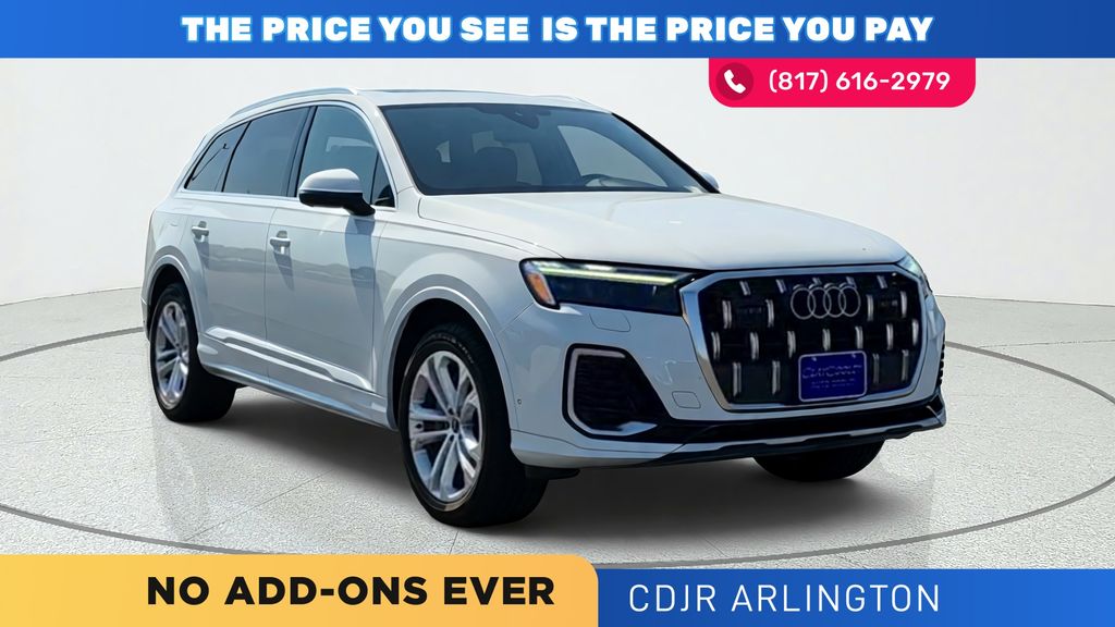 Glacier White Metallic 2025 Audi Q7 SUV / Crossover All-Wheel Drive 8-Speed Automatic