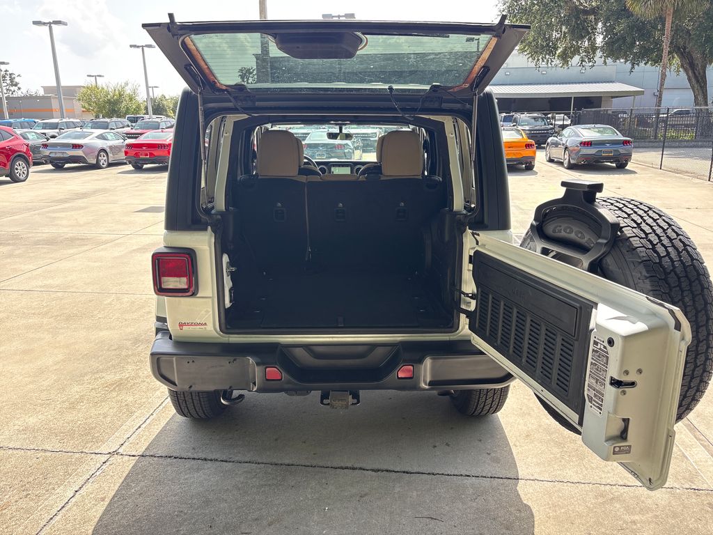 Certified Used 2021 White Jeep Unlimited Sahara image 30