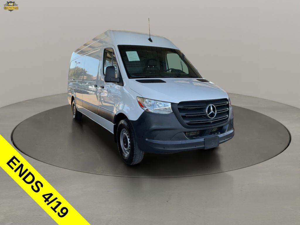 White 2024 Mercedes-Benz Sprinter Cargo 2500 170 High Roof RWD Van Rear-Wheel Drive 9-Speed Automatic
