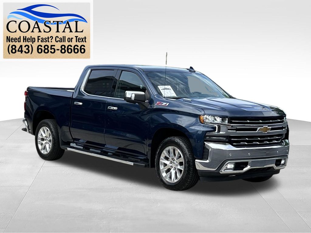 2021 Chevrolet Silverado 1500 LTZ Blue at Bob Mills Chevrolet