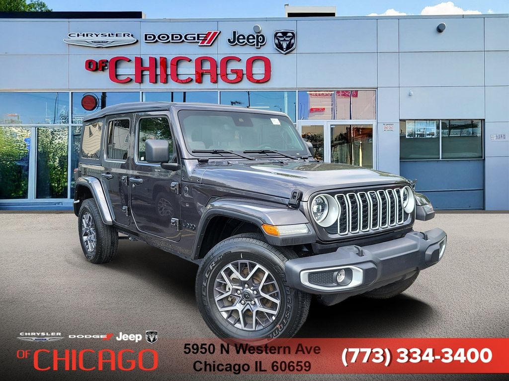 Gray (Granite Crystal Metallic Clearcoat) 2025 Jeep Wrangler SUV / Crossover Four-Wheel Drive 8-Speed Automatic