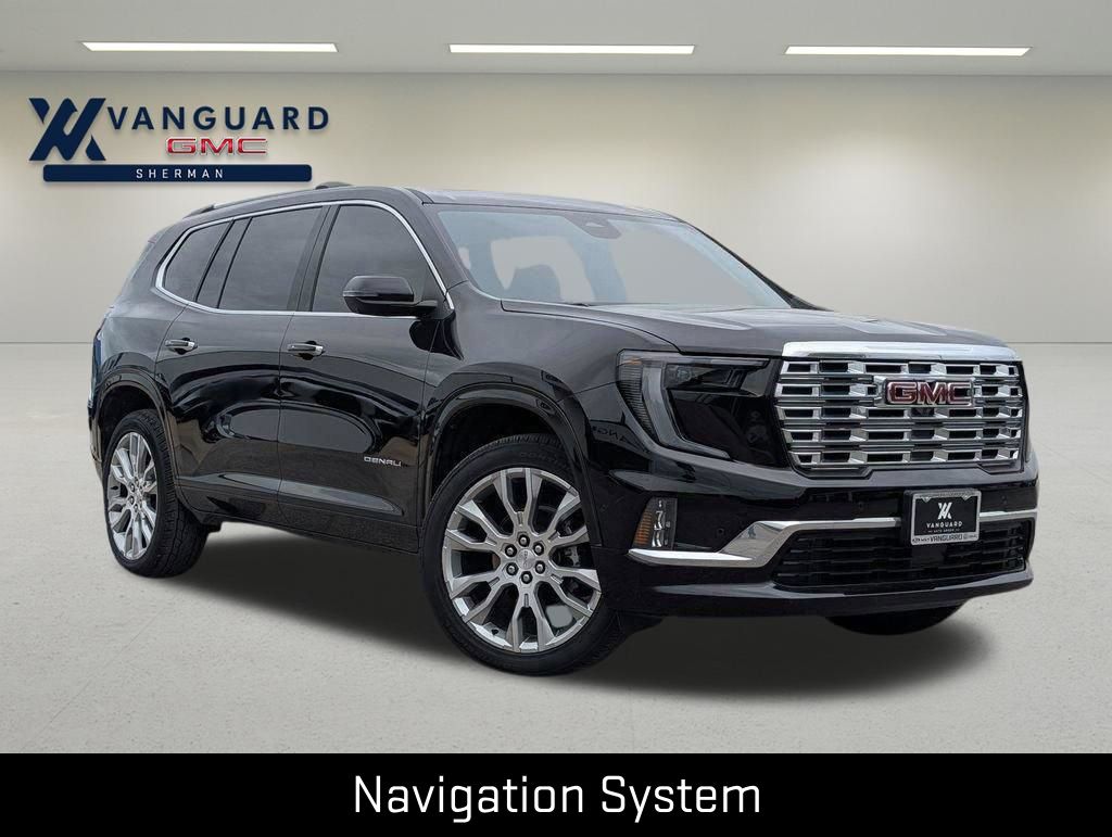 Black (Ebony Twilight Metallic) 2026 GMC Acadia Denali FWD SUV / Crossover Front-Wheel Drive 8-Speed Automatic