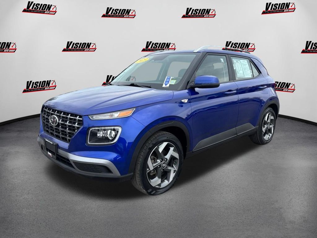 Intense Blue 2023 Hyundai Venue Limited FWD SUV / Crossover Front-Wheel Drive Continuously Variable Transmission