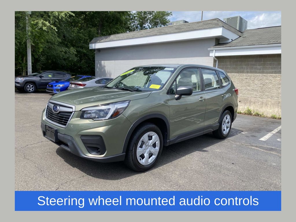 Jasper Green Metallic 2021 Subaru Forester SUV / Crossover All-Wheel Drive Continuously Variable Transmission