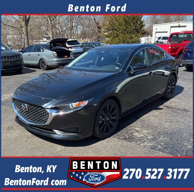 Jet Black 2025 Mazda MAZDA3 2.5 S Select Sport FWD Sedan Front-Wheel Drive 6-Speed Automatic