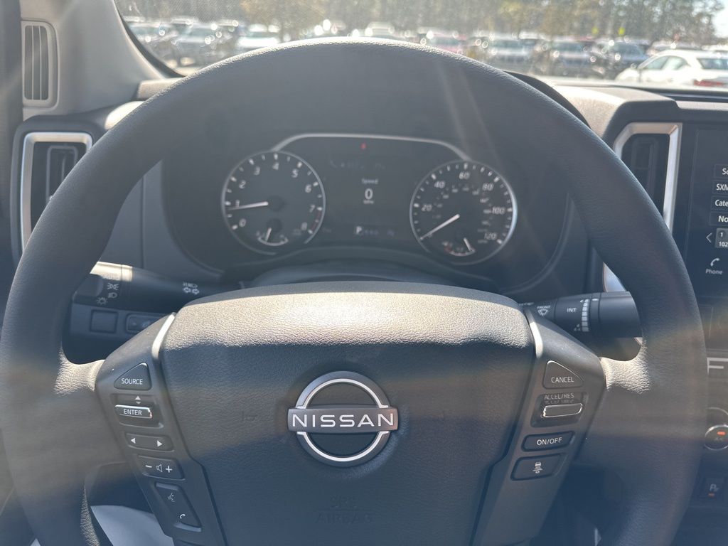 2025 Glacier White Nissan Frontier SV RWD Truck