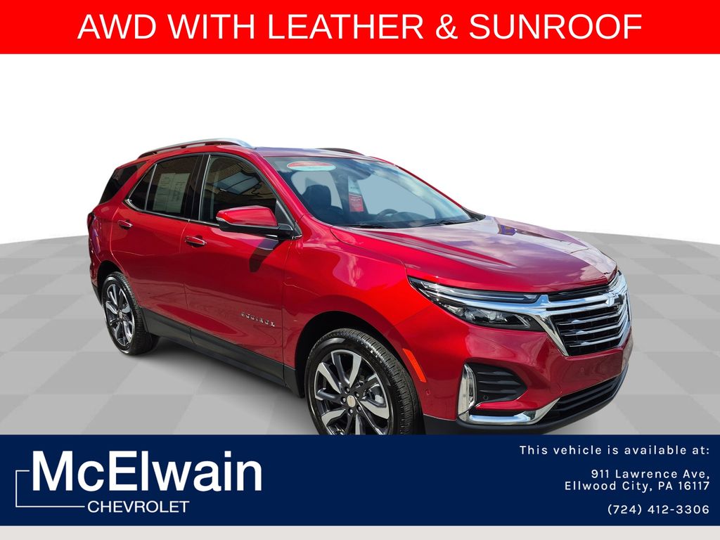 Radiant Red Tintcoat 2024 Chevrolet Equinox SUV / Crossover Four-Wheel Drive 6-Speed Automatic Overdrive