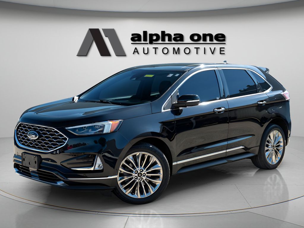 Black 2020 Ford Edge SUV / Crossover Front-Wheel Drive 8-Speed Automatic