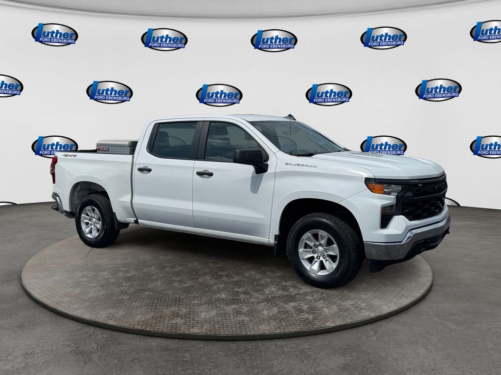 2023 Chevrolet Silverado 1500 WT White at Auto Express Mitsubishi