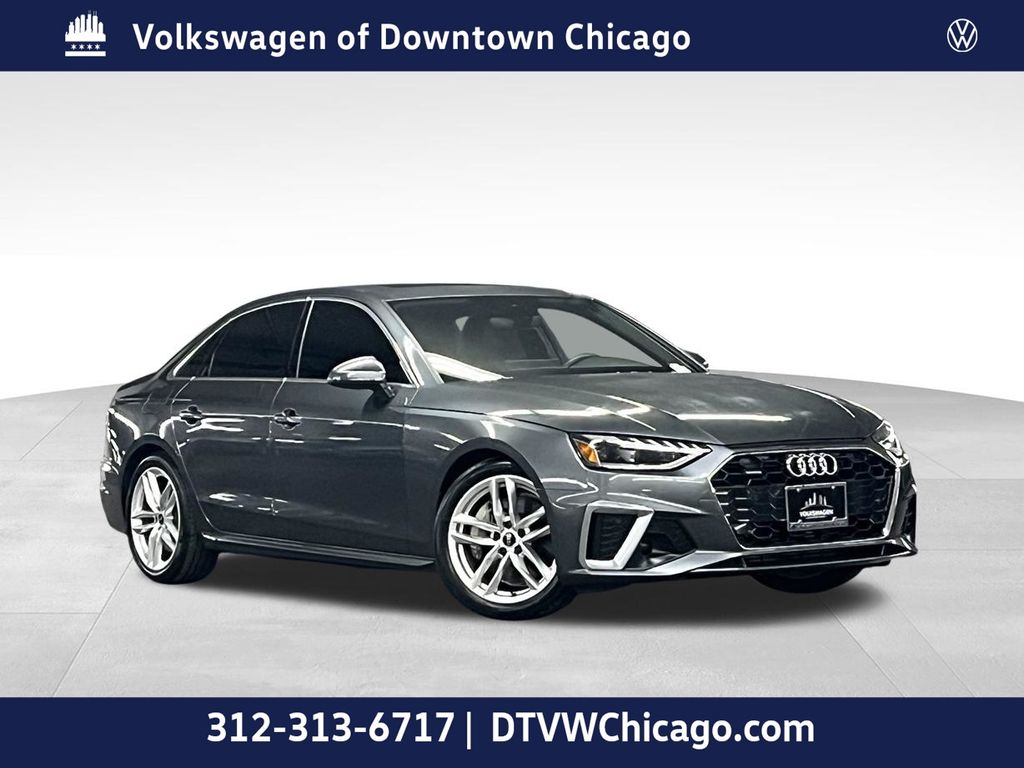 Daytona Gray Pearl Effect 2022 Audi A4 Sedan All-Wheel Drive 7-Speed Automatic