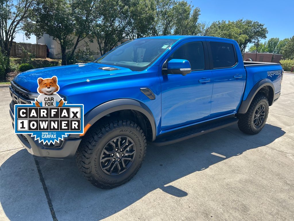 Blue Metallic 2025 Ford Ranger Pickup Truck Four-Wheel Drive Automatic