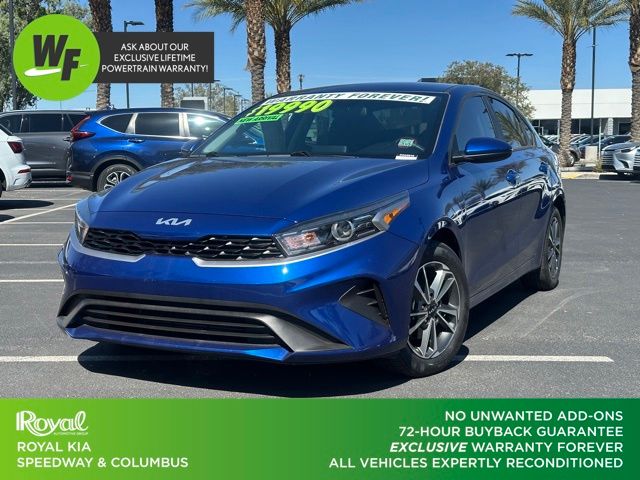 Deep Sea Blue 2024 Kia Forte LXS FWD Sedan Front-Wheel Drive Continuously Variable Transmission