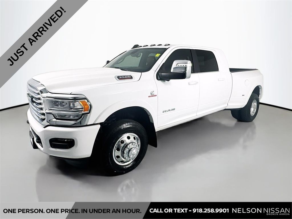 Bright White Clearcoat 2024 RAM 3500 Pickup Truck Four-Wheel Drive 6-Speed Automatic