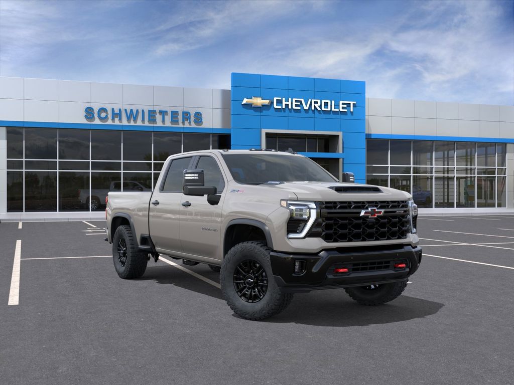White Sands 2026 Chevrolet Silverado 2500HD ZR2 Crew Cab 4WD Pickup Truck Four-Wheel Drive Automatic