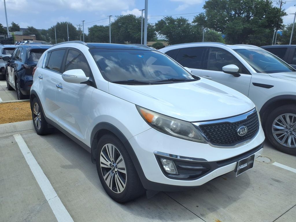 Clear White 2015 Kia Sportage SUV / Crossover Front-Wheel Drive 6-Speed Automatic