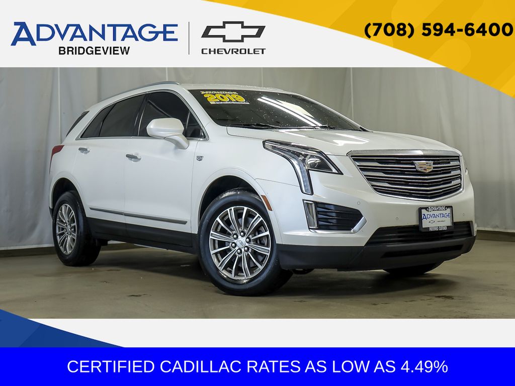 Crystal White Tricoat 2019 Cadillac XT5 Luxury FWD SUV / Crossover Front-Wheel Drive 8-Speed Automatic