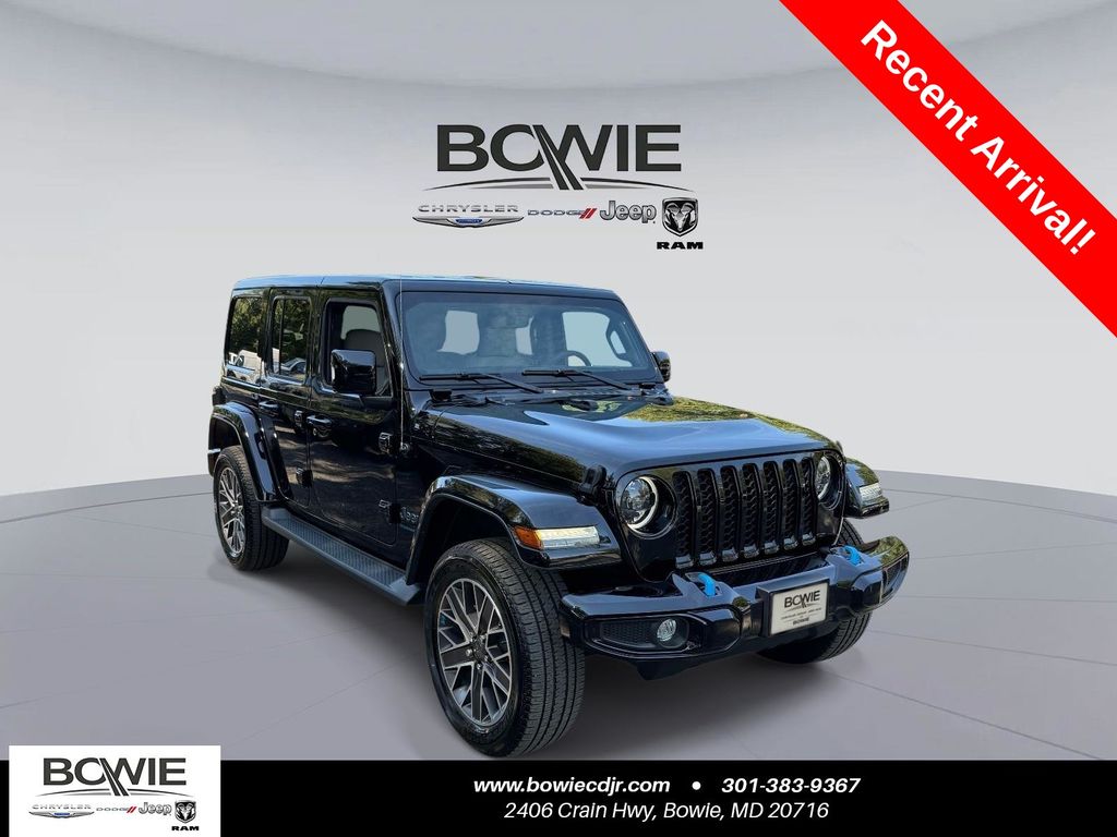 Black Clearcoat 2023 Jeep Wrangler 4xe SUV / Crossover Four-Wheel Drive 8-Speed Automatic